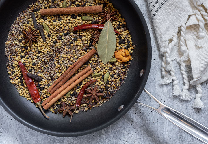 Dry roast spices